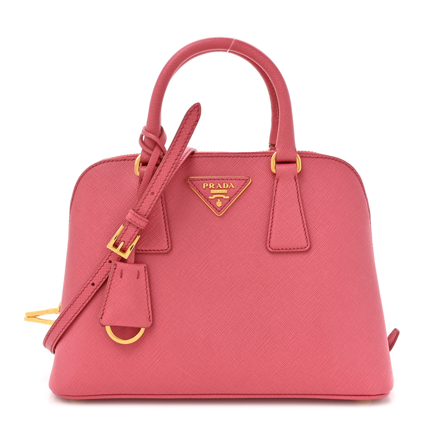 Saffiano Lux Small Promenade Tote  Peonia