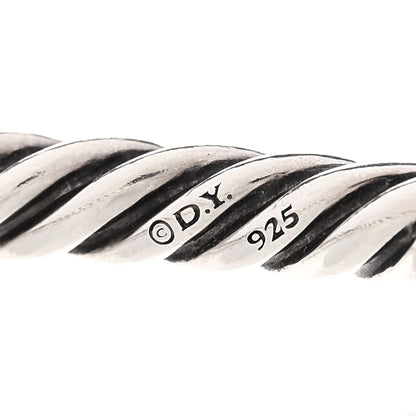 David Yurman Sterling Silver 9.5mm Pure Form Cable Bracelet 3 of 4