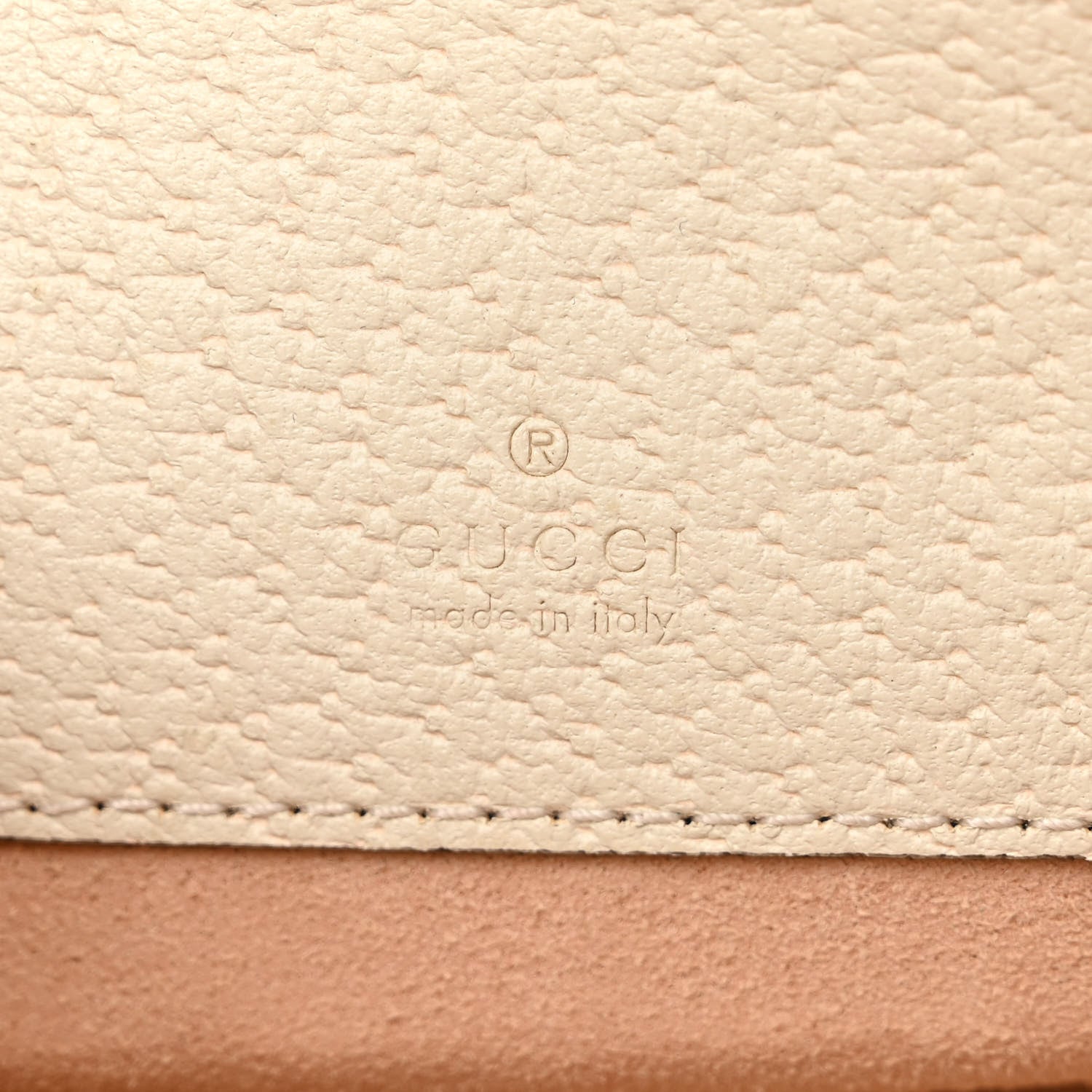 Gucci Textured Calfskin Web Mini Ophidia Round Backpack Mystic White 6 of 12