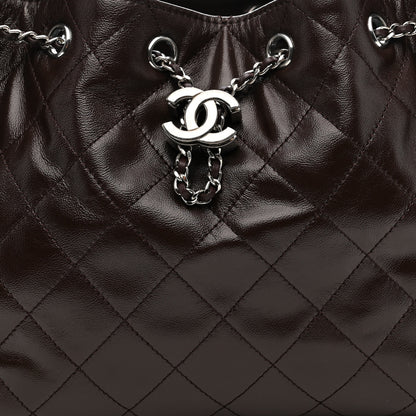 Chanel Caviar Quilted Small Chanel 25 Handbag Dark Brown 7 of 9