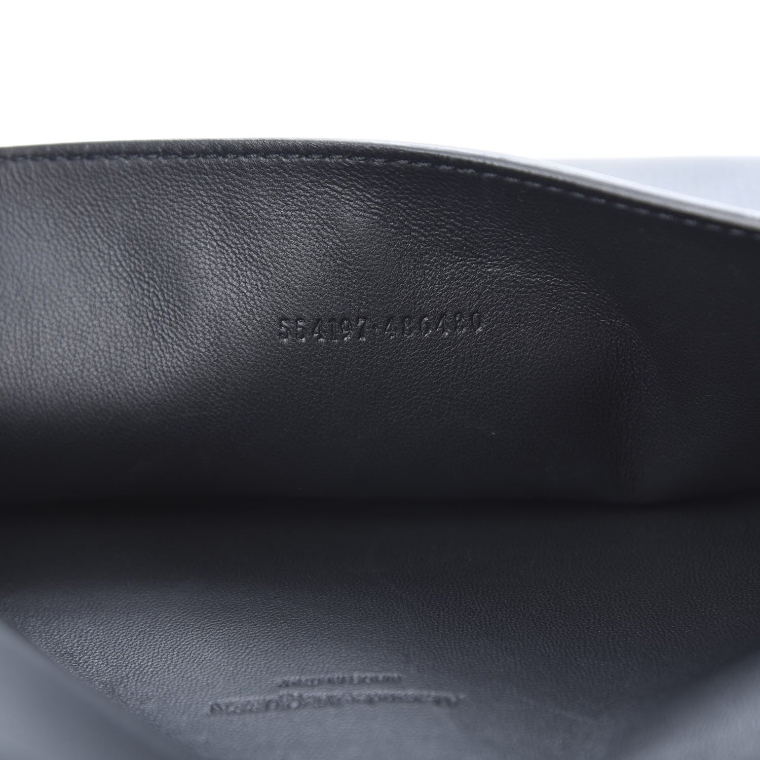 Alexander McQueen Calfskin Skull Envelope Clutch Black 7 of 8