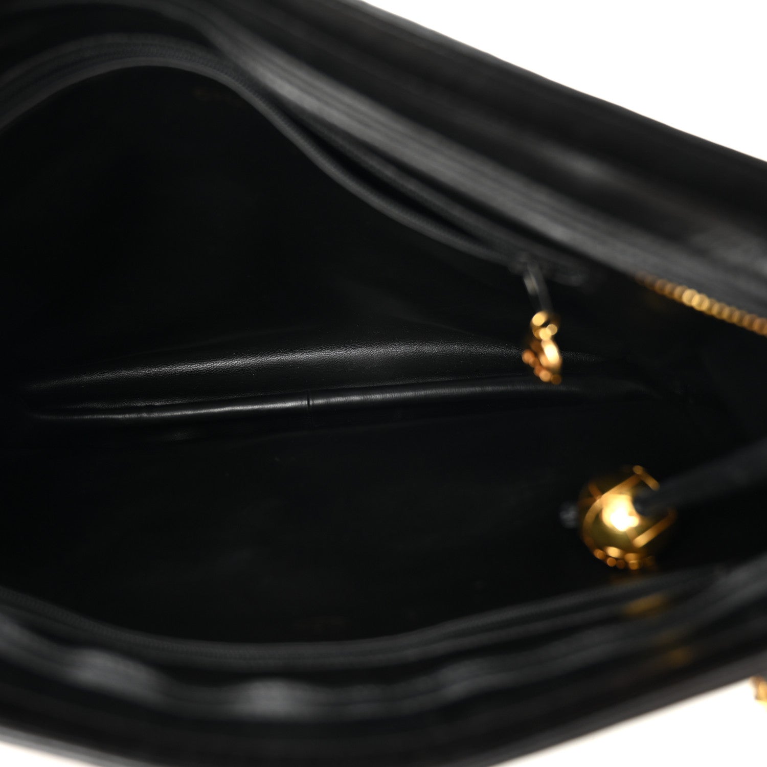 Chanel Lambskin Triple CC Shoulder Bag Black 5 of 11
