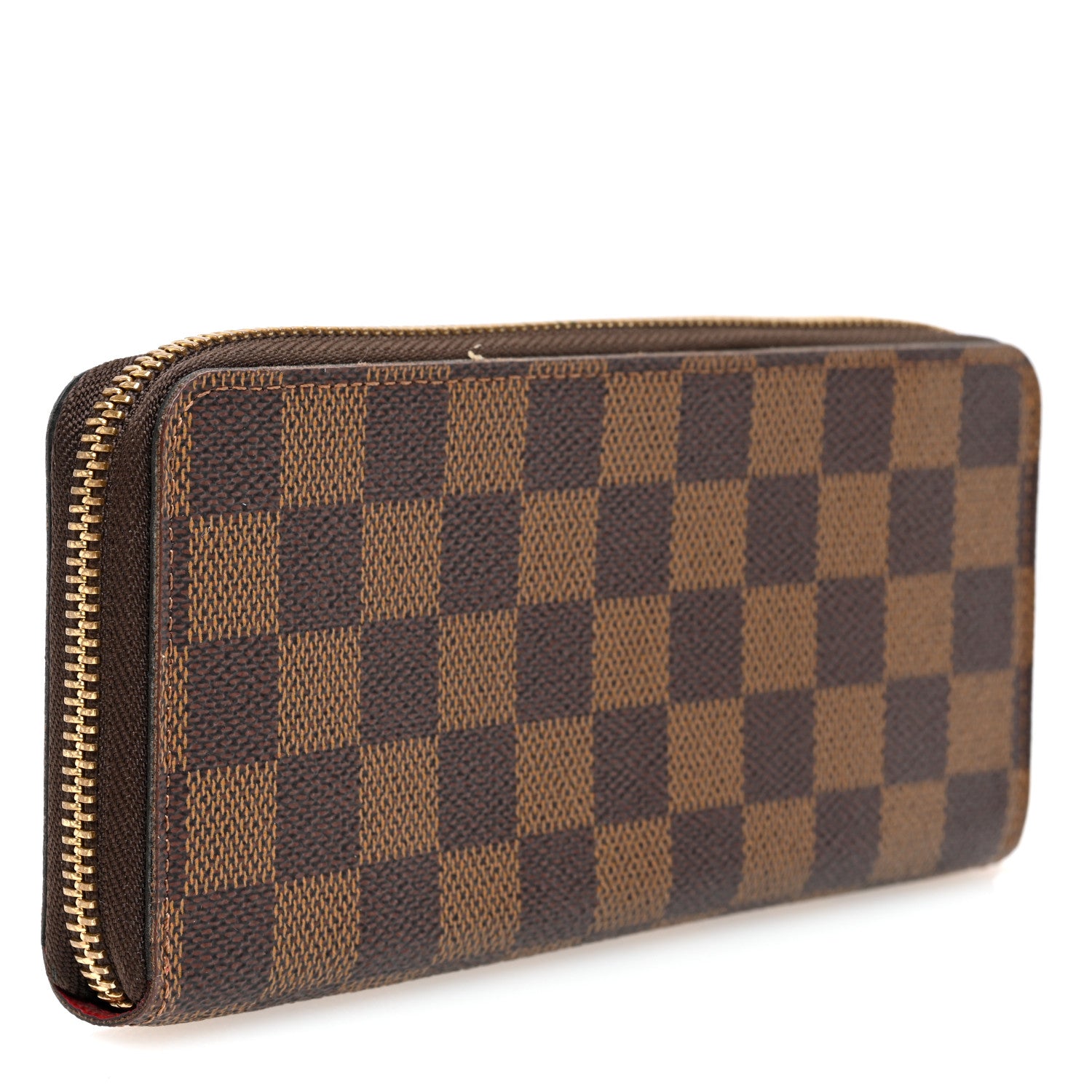 Louis Vuitton Damier Ebene Clemence Wallet Cherry 3 of 7