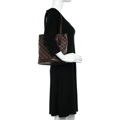 Louis Vuitton Damier Ebene Marais Bucket 23 2 of 10