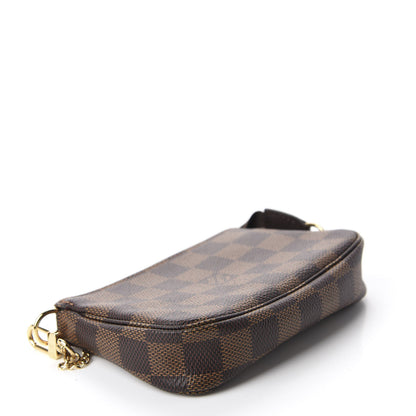 Louis Vuitton Damier Ebene Mini Pochette Accessories 4 of 8