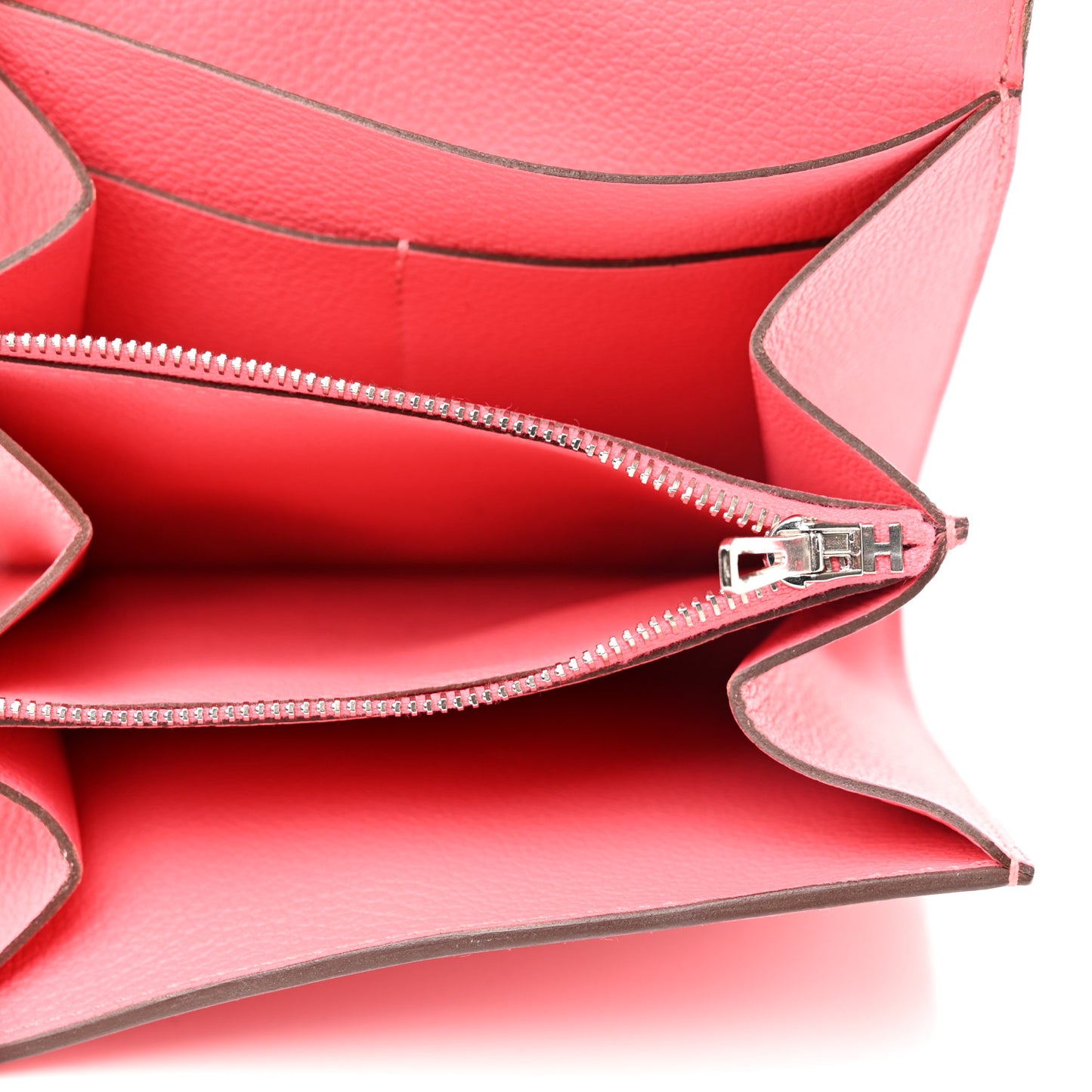 Evercolor Constance Compact Passant Wallet Rose Azalee