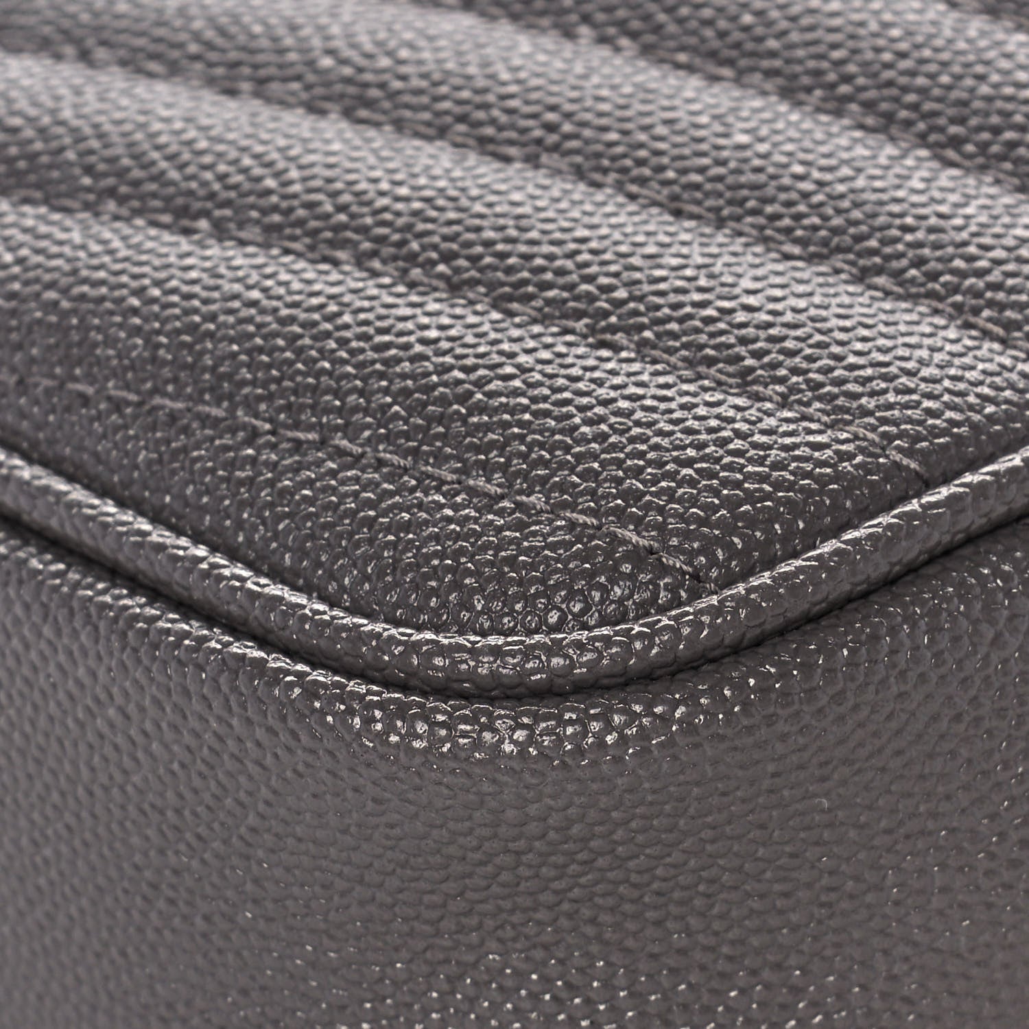Saint Laurent Grain De Poudre Matelasse Monogram Mini Lou Camera Bag Fog 12 of 13