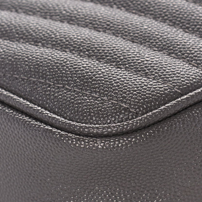 Saint Laurent Grain De Poudre Matelasse Monogram Mini Lou Camera Bag Fog 12 of 13