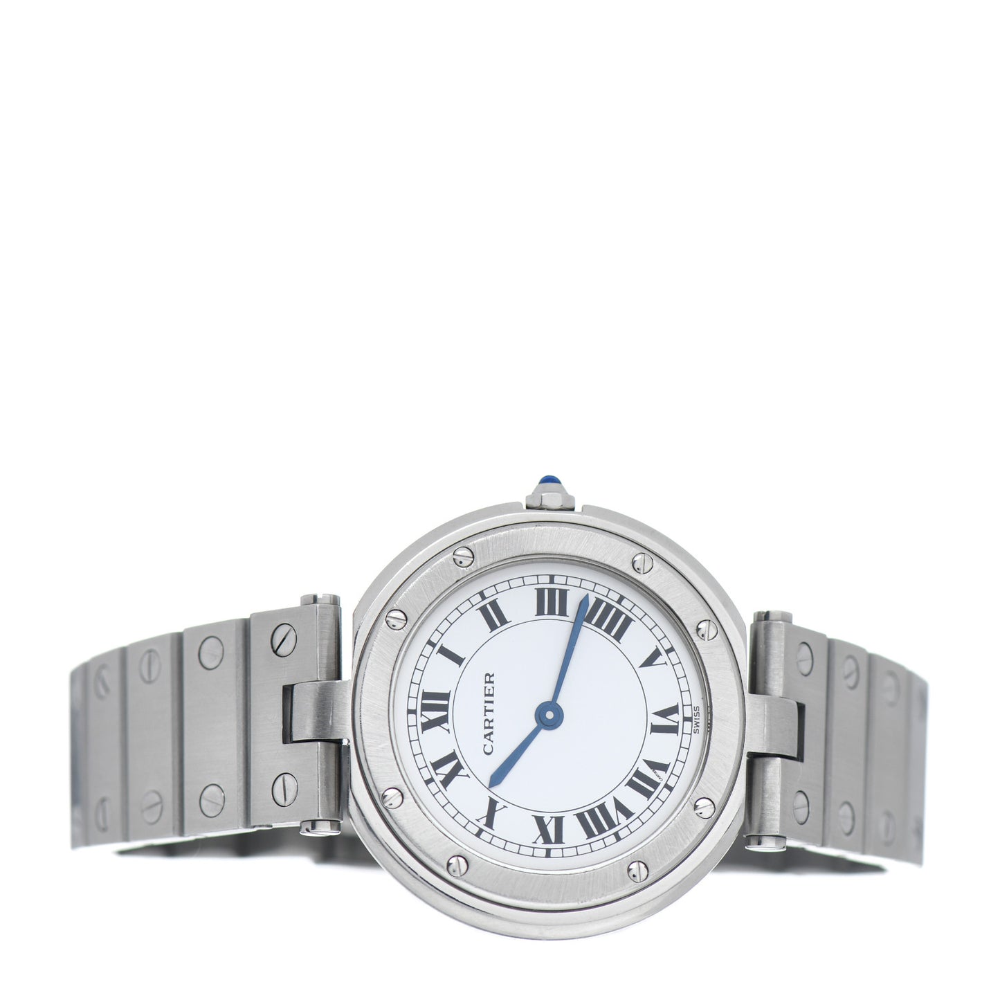 Stainless Steel 33mm Santos Vendome Quartz Watch