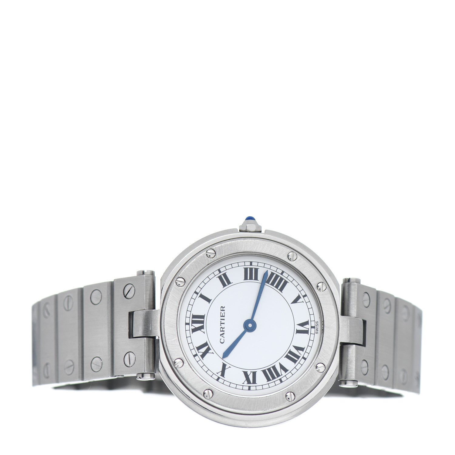 Cartier Stainless Steel 33mm Santos Vendome Quartz Watch 2 of 4