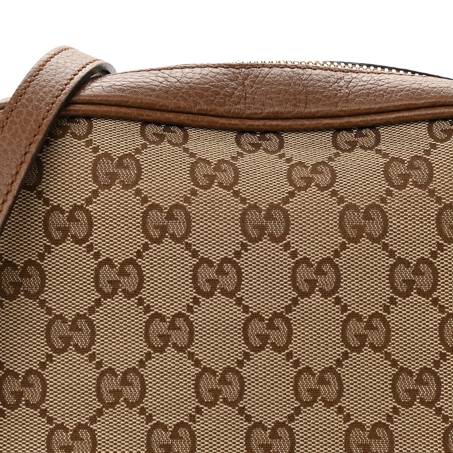 Gucci Monogram Mini Bree Messenger Bag Beige Tabacco 9 of 11