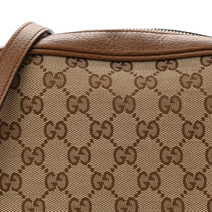 Gucci Monogram Mini Bree Messenger Bag Beige Tabacco 9 of 11
