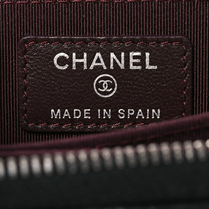 Chanel Lambskin Quilted Zip Coin Purse Black 8 of 11