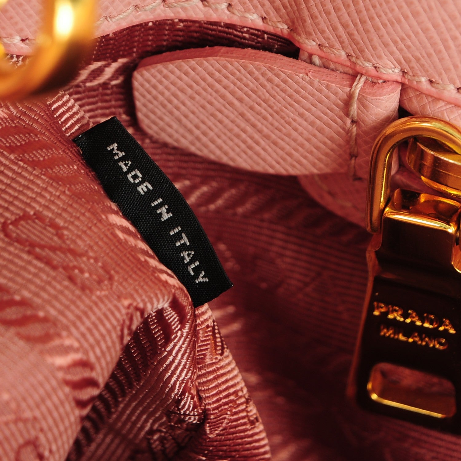 Prada Saffiano Small Galleria Double Zip Tote Orchidea 7 of 8