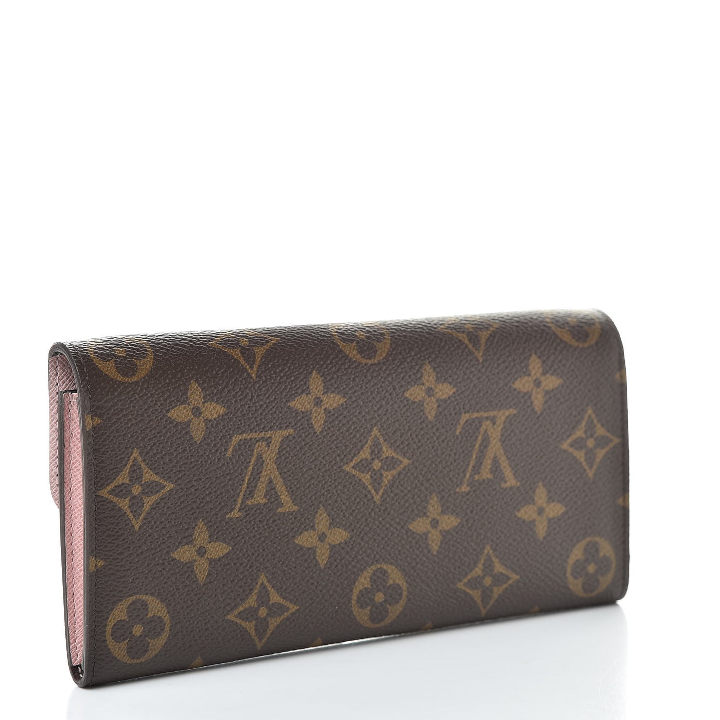 Monogram Emilie Wallet Rose Ballerine