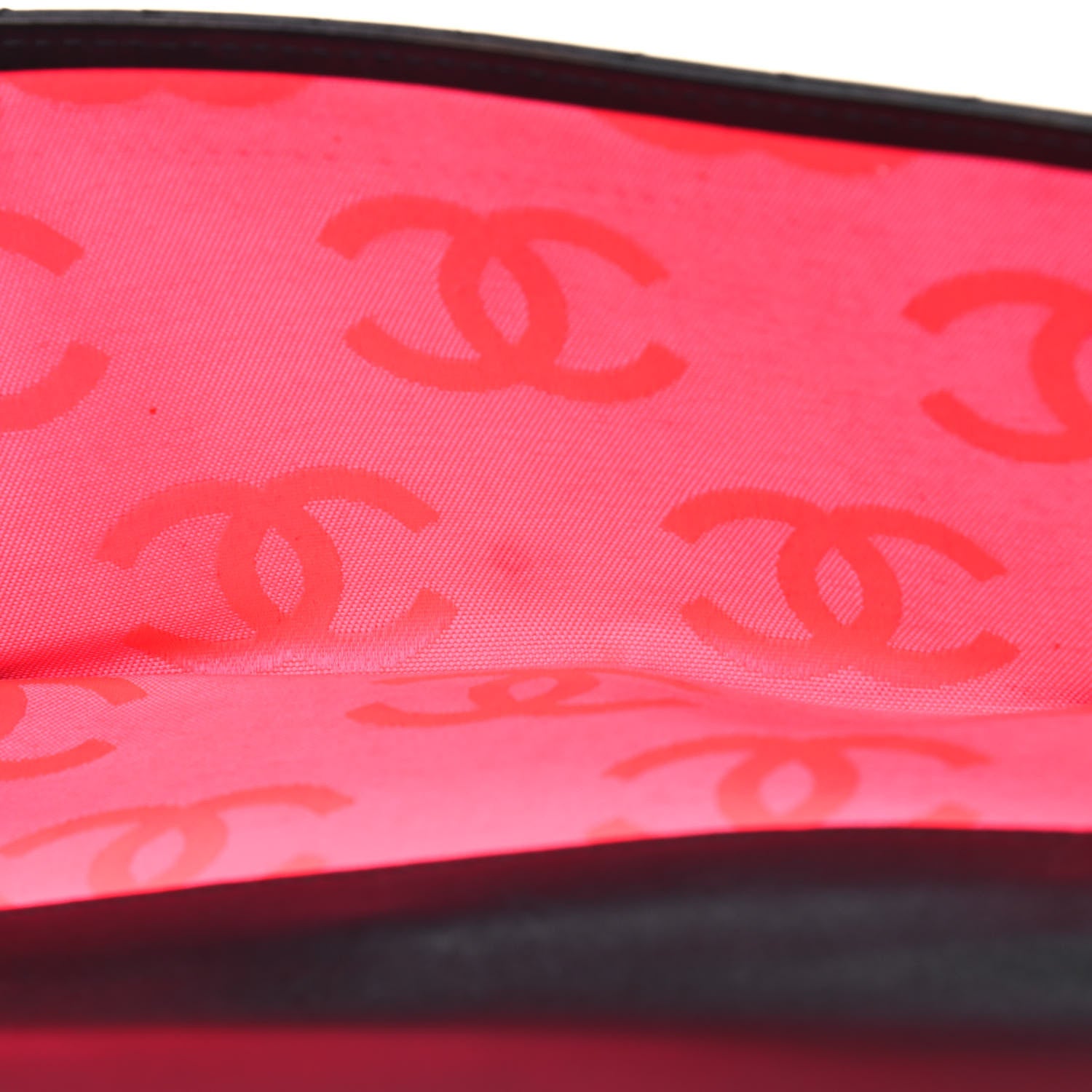 Chanel Calfskin Quilted Cambon Long Double Wallet Black 9 of 13