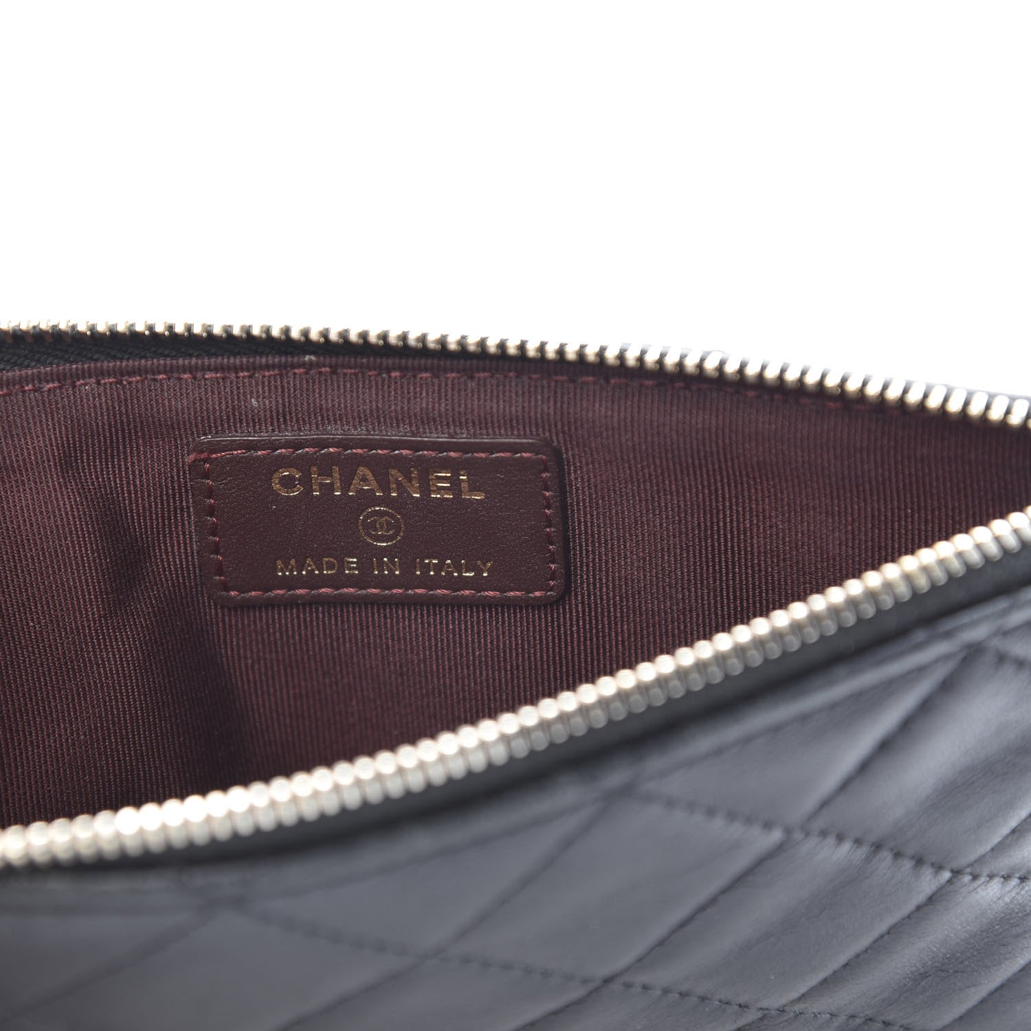 Chanel Lambskin Quilted Classic Flat Wallet Pouch Black 6 of 13