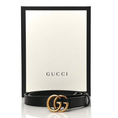 Gucci Calfskin Double G 20mm Belt 80 32 Black 8 of 8