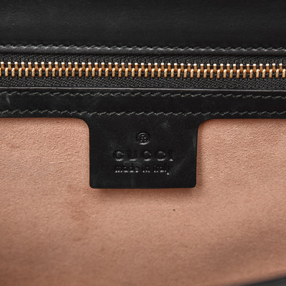 Gucci Guccissima Medium Padlock Shoulder Bag Black 6 of 16