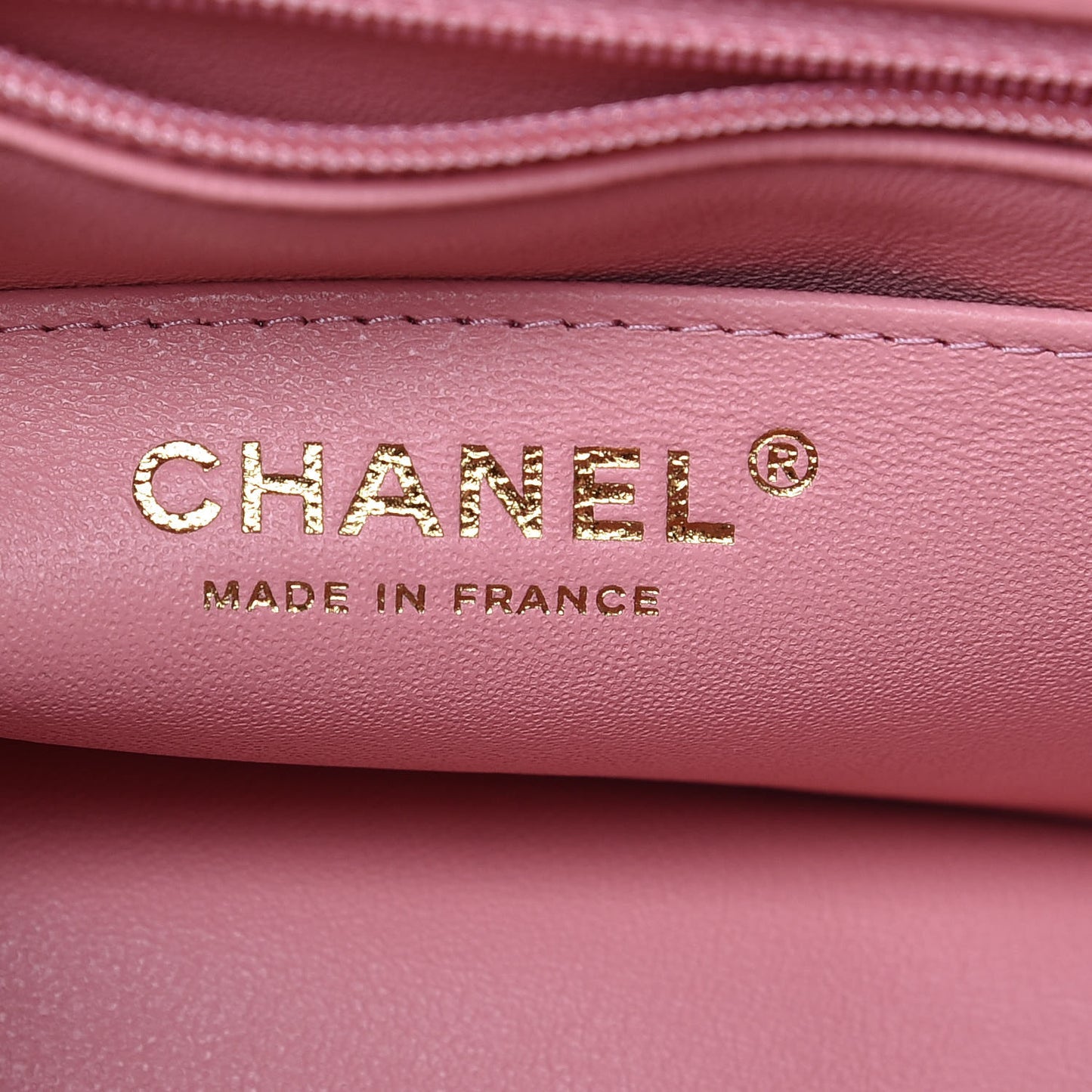 Lambskin Quilted Mini Rectangular Flap Pink