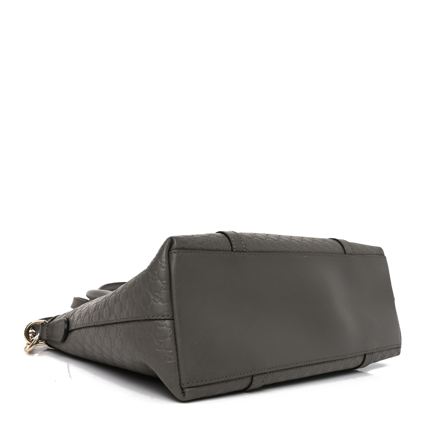 Soft Microguccissima Small Zippered Satchel Loess