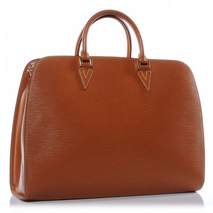 Louis Vuitton Epi Sorbonne Briefcase Fawn 3 of 7