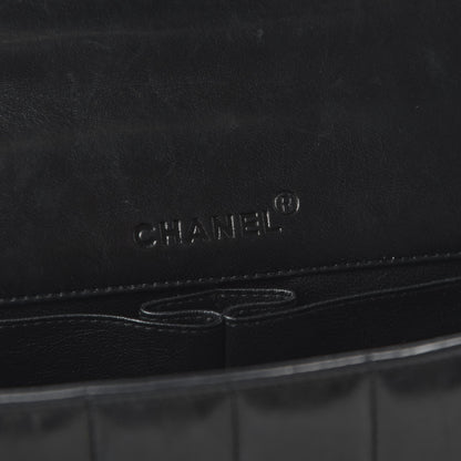 Chanel Lambskin East West Chocolate Bar Flap Black 8 of 11