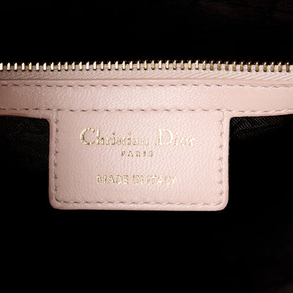 Christian Dior CHRISTIAN DIOR Lambskin Cannage Large Lady Dior Light Pink 6 of 13