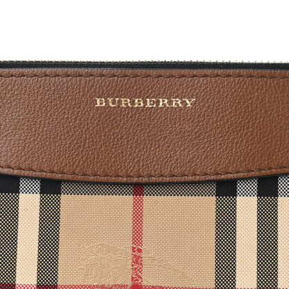 Burberry Horseferry Check Peyton Crossbody Clutch Bag Brown 8 of 10