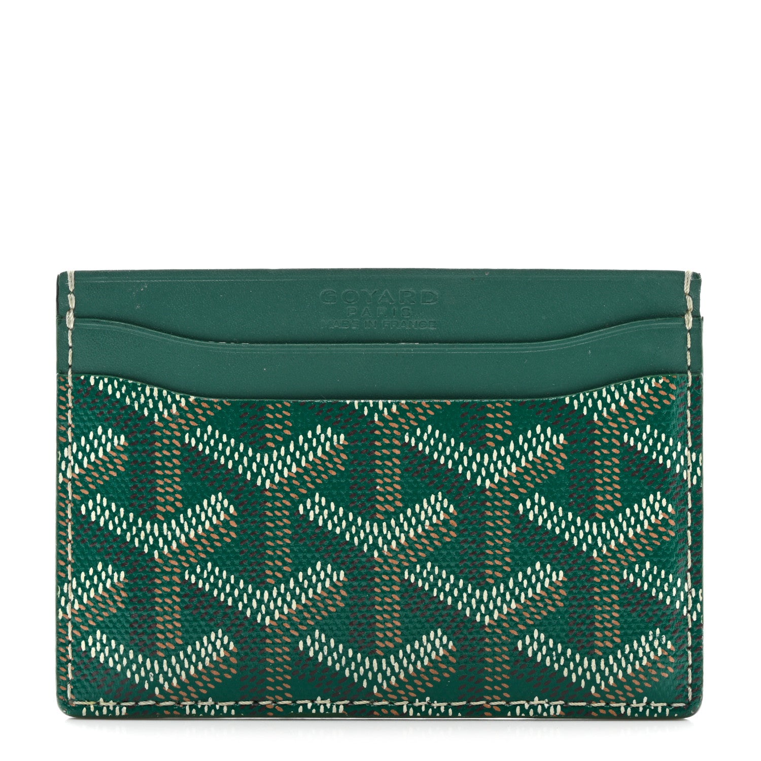 Goyard Goyardine Saint Sulpice Card Holder Green 1 of 9