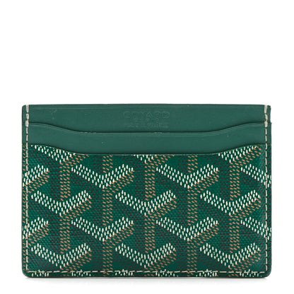 Goyard Goyardine Saint Sulpice Card Holder Green 1 of 9