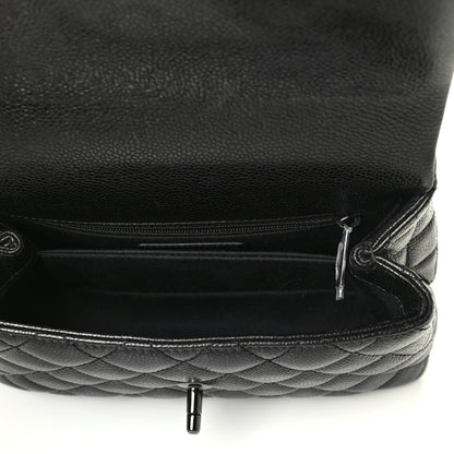 Chanel Caviar Quilted Mini Coco Handle Flap So Black 4 of 4