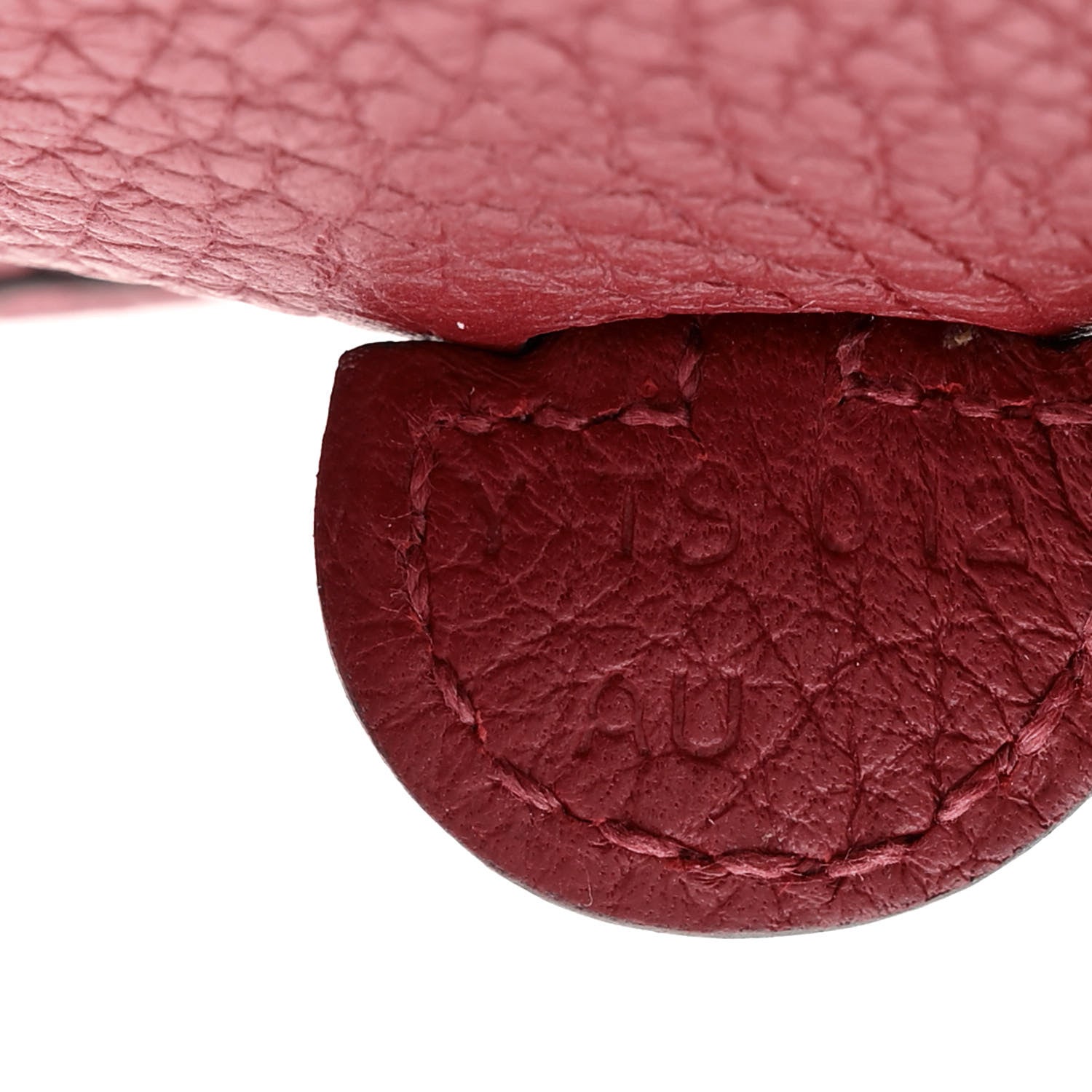 Hermes Taurillon Clemence Evelyne TPM Rouge Grenat 7 of 10