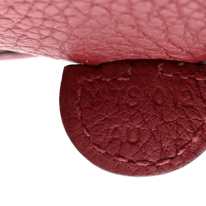 Hermes Taurillon Clemence Evelyne TPM Rouge Grenat 7 of 10