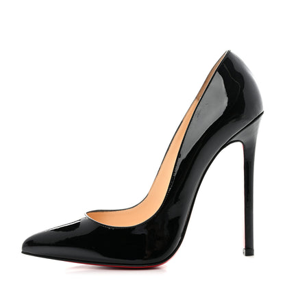 Christian Louboutin Patent Pigalle Follies 100 Pumps 40.5 Black 1 of 8