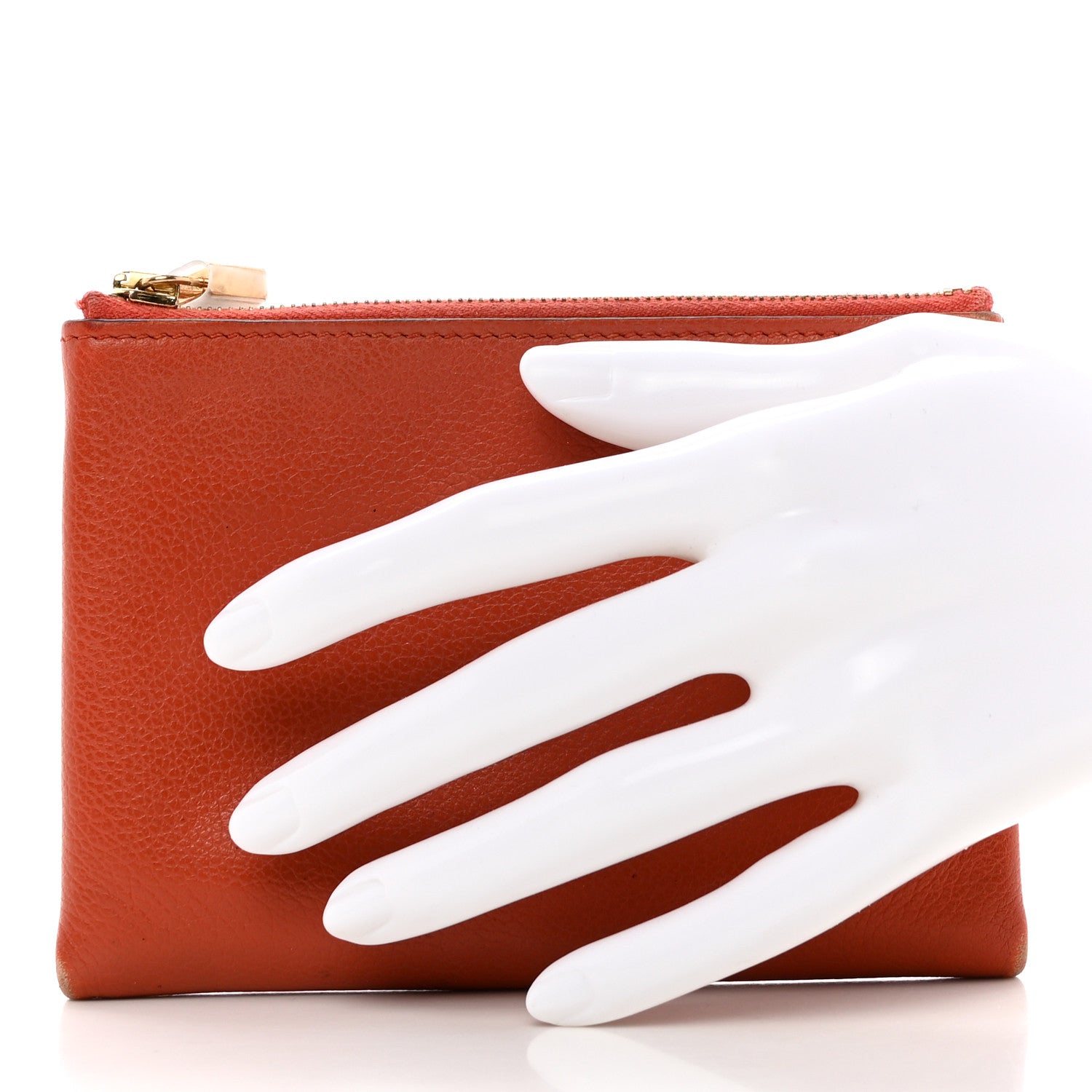 Hermes Evercolor Small Atout Pouch Terra Battue Anemone 2 of 14