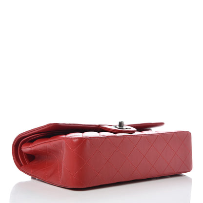 Chanel Lambskin Quilted Medium Double Flap Red 4 of 9