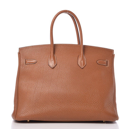 Hermes Togo Birkin 35 Gold 4 of 40