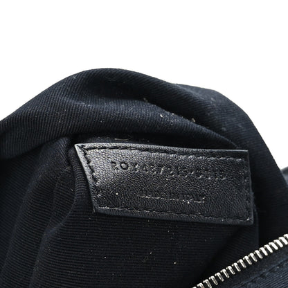 Saint Laurent Calfskin Y Quilted Monogram Large Loulou Chain Satchel Black 7 of 9