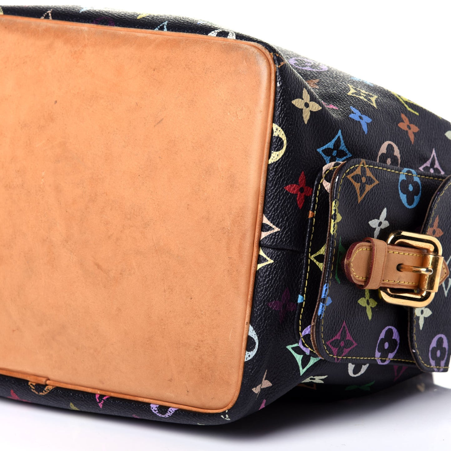 Monogram Multicolor Petit Noe Black