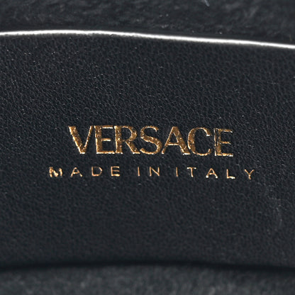 Versace Nappa Logo Tag Hobo Black 6 of 9