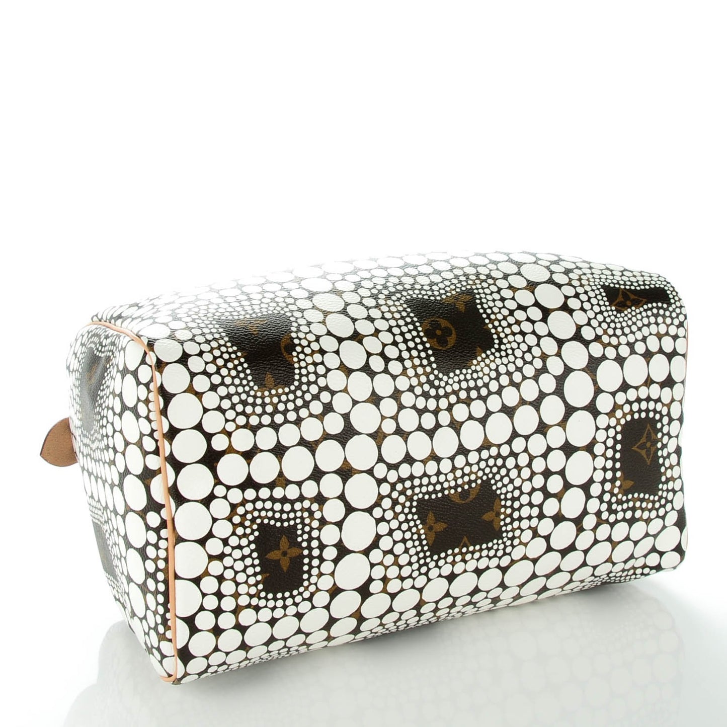 Monogram Kusama Town Speedy 30 White