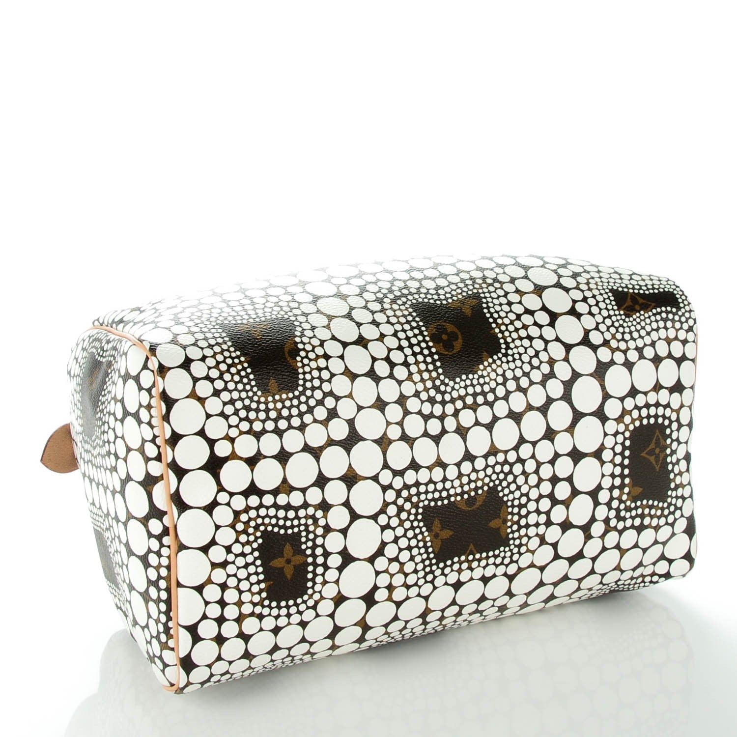 Louis Vuitton Monogram Kusama Town Speedy 30 White 4 of 7