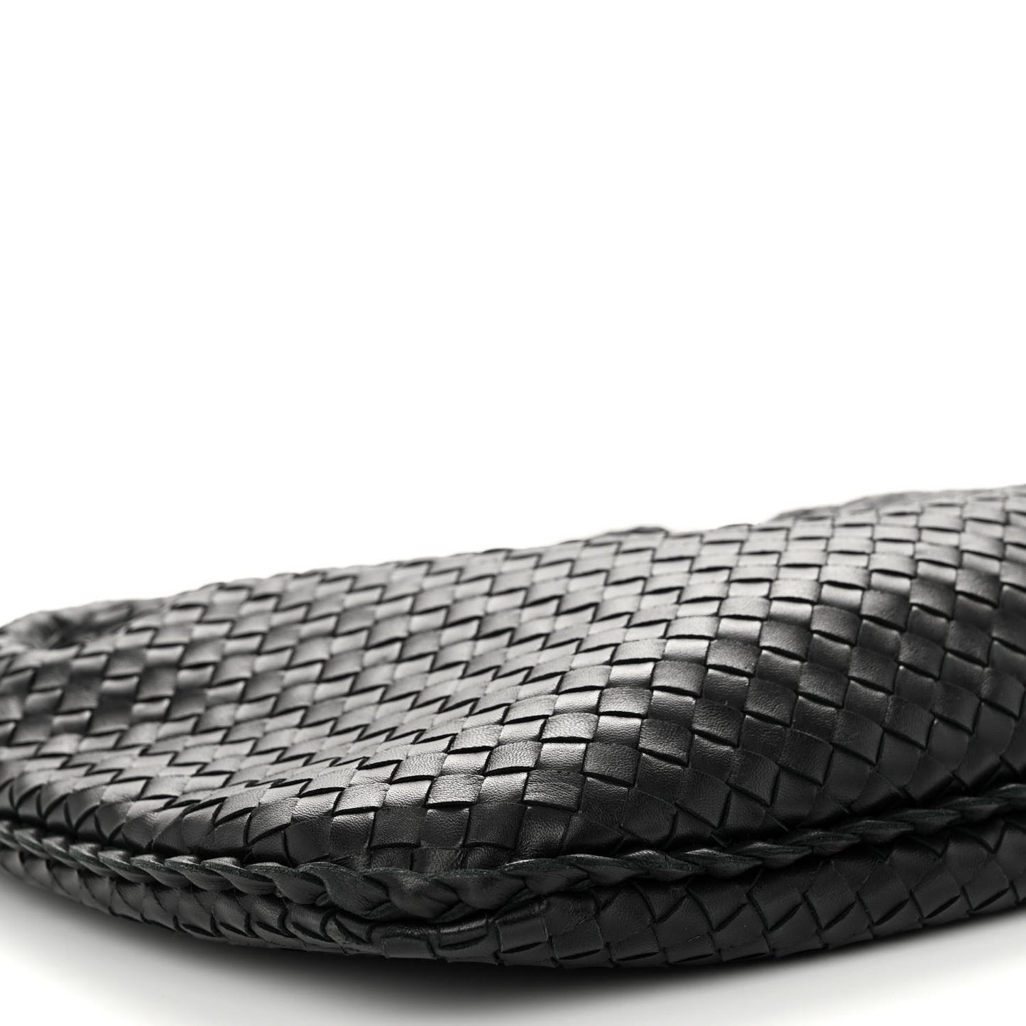 Nappa Intrecciato Medium Veneta Hobo Black