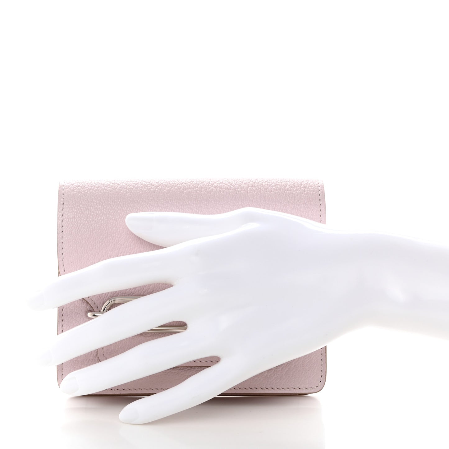 Chevre Mysore Roulis Slim Wallet Mauve Pale