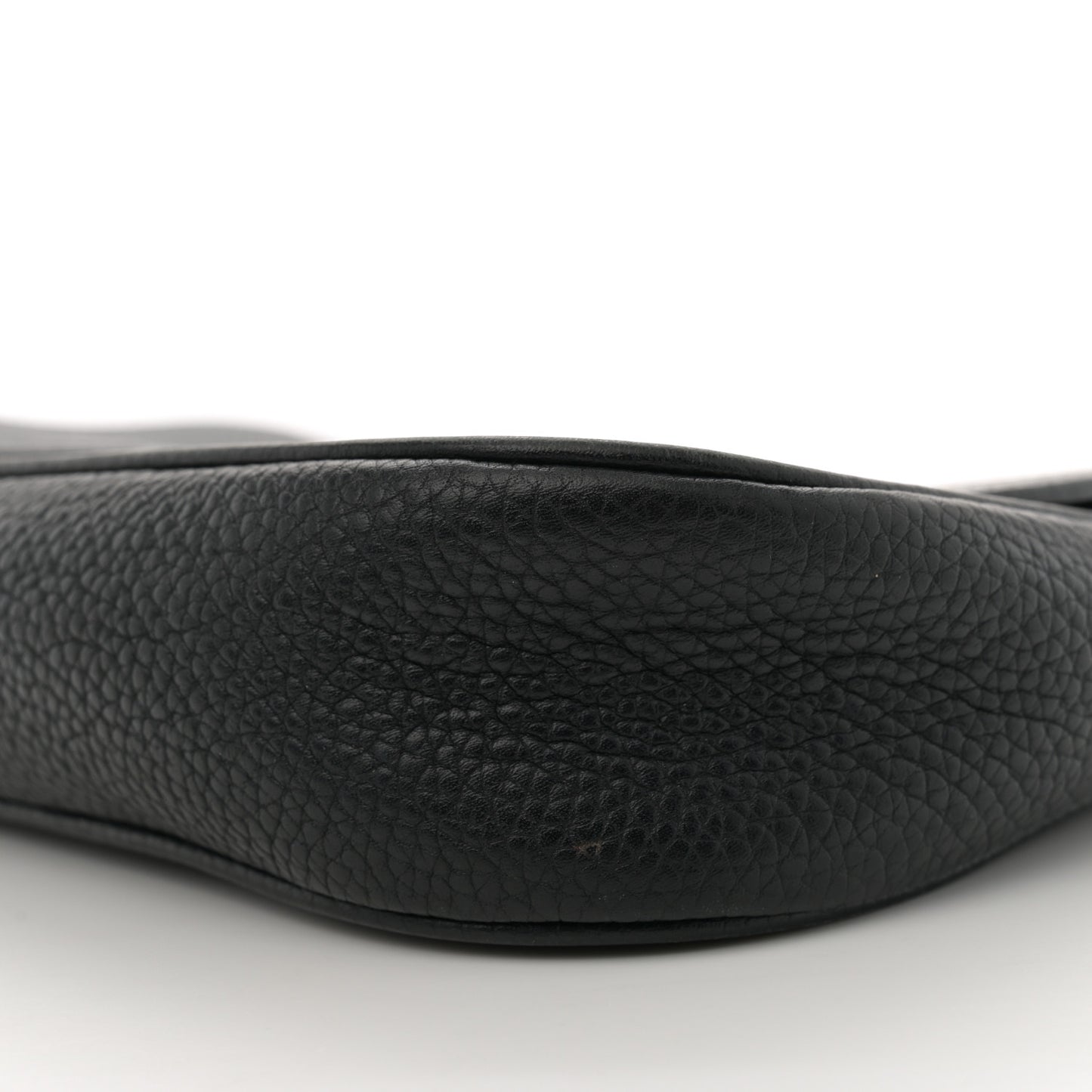 Pebbled Calfskin Medium Soho Flap Crossbody Black