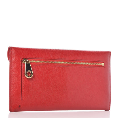 Mulberry Shiny Goatskin Envelope Wallet Bright Red 3 of 9
