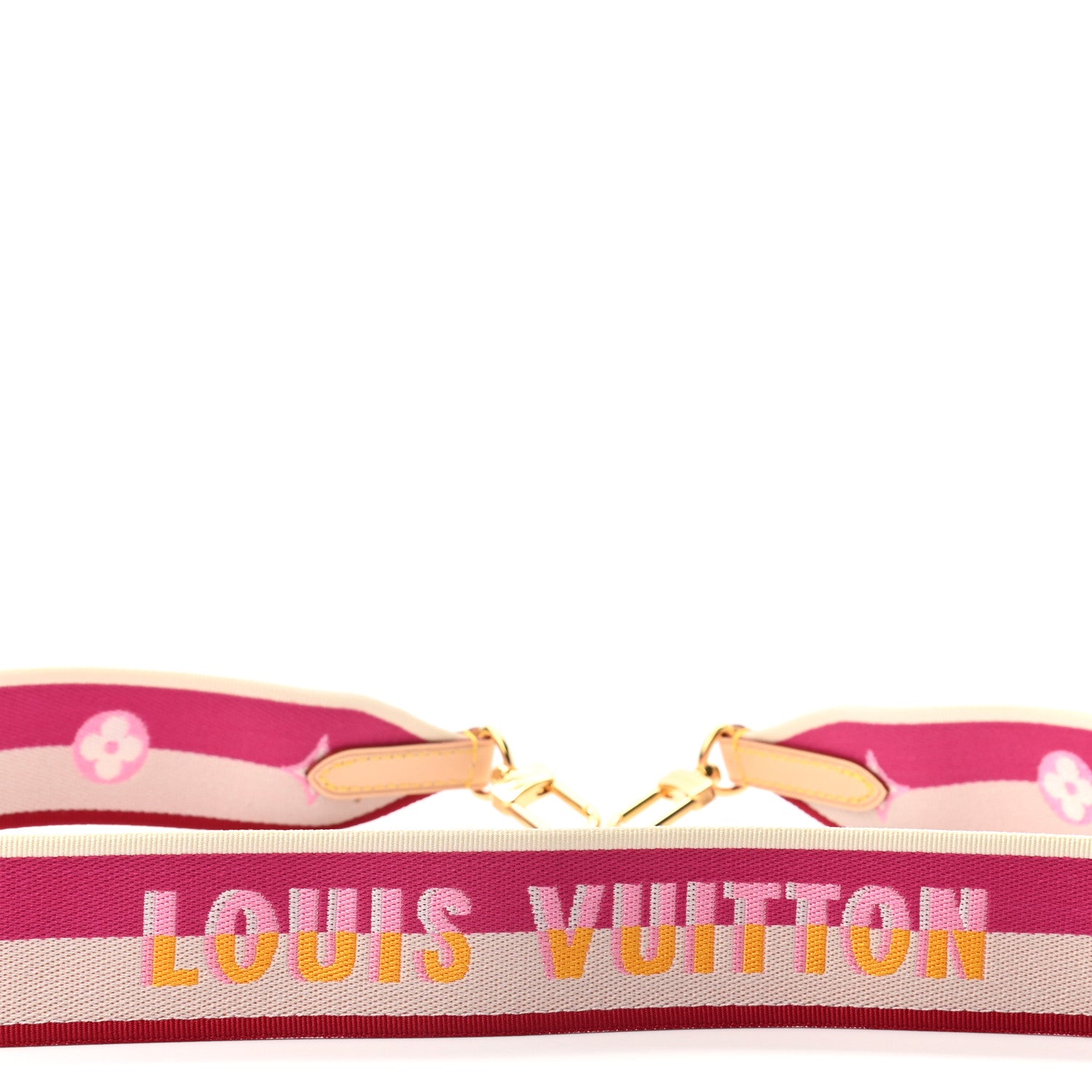 Louis Vuitton Jacquard Speedy Bandouliere 20 Shoulder Strap Fuchsia 5 of 5