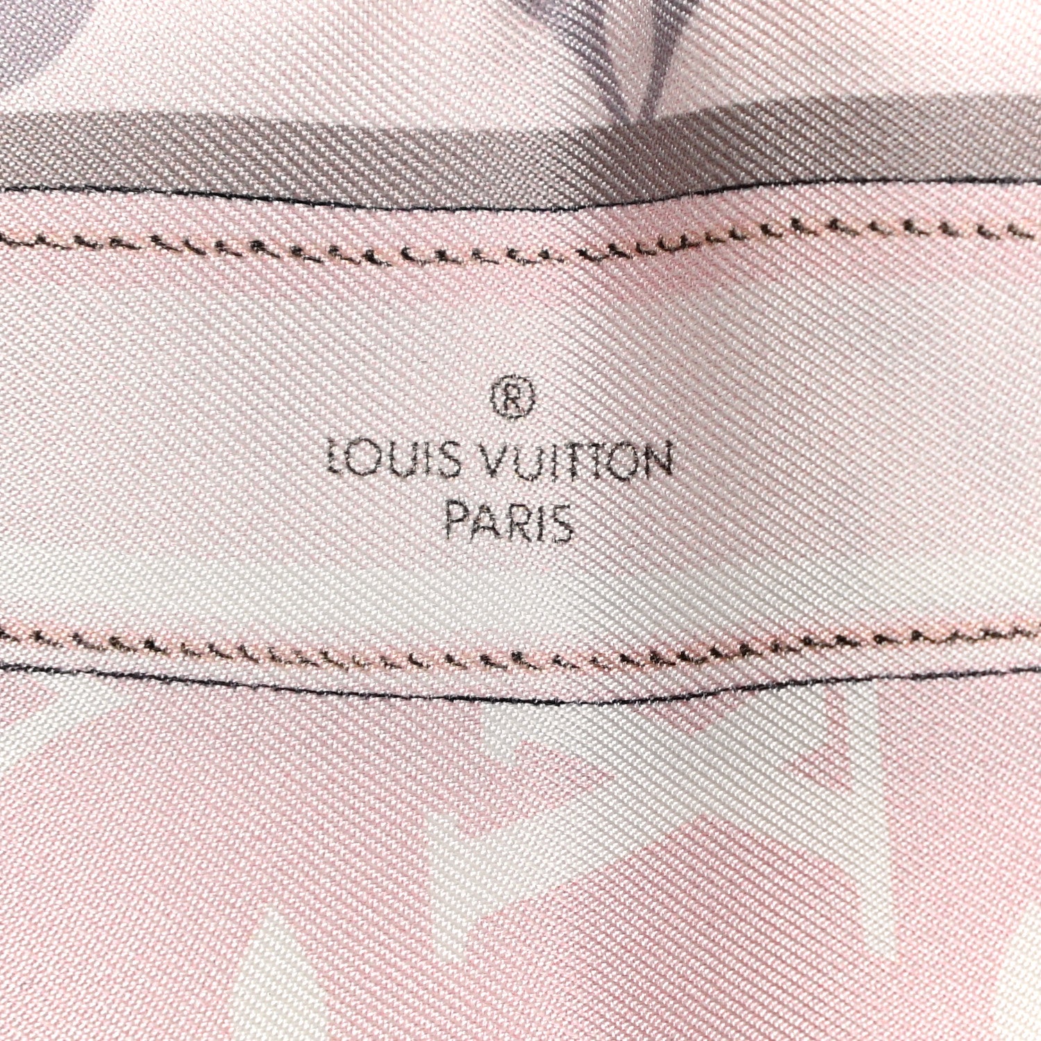 Louis Vuitton Silk Monogram Confidential Bandeau Light Pink 2 of 3