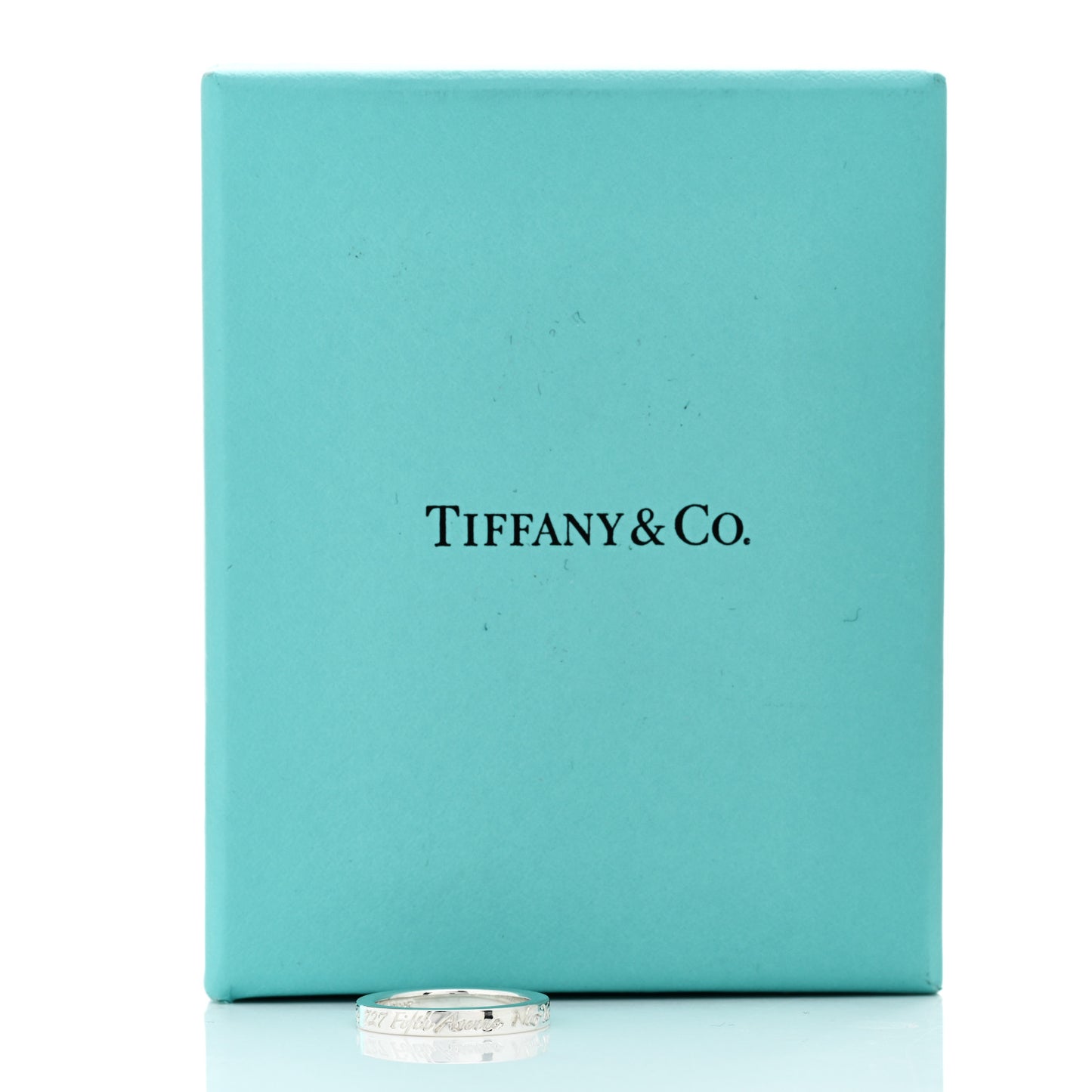 Sterling Silver Narrow Notes Ring 49 5